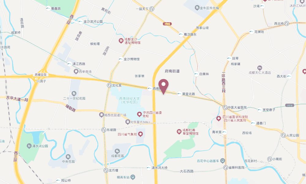 见兴里浣花国际位置地图